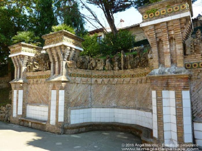 El Capricho de Gaudí, jardín